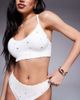 Boux Avenue Boux Avenue floral embroidered bralette in ivory-White - 3