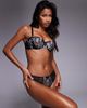 Boux Avenue Boux Avenue floral embroidered thong in black and blue - part of a set-Multi - 1