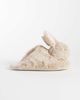Boux Avenue Boux Avenue fluffy bunny slippers in beige-Neutral - 1