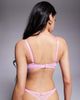 Boux Avenue Boux Avenue Layla embroidered flower ribbon soft plunge bra in pink-Multi - 3