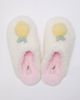 Boux Avenue Boux Avenue lemon mule slippers in ivory-White - 4