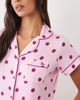 Boux Avenue Boux Avenue modal shorts pajama set in pink polka dot - 3