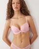 Boux Avenue Boux Avenue Mollie lace padded plunge bra in rose pink - 4