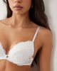 Boux Avenue Boux Avenue Mollie lace plunge bra in white - 3