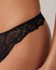 Boux Avenue Boux Avenue Mollie lace thong in black - 2