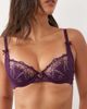 Boux Avenue Boux Avenue Rayanne balconette lace underwire bra in plum-Purple - 2
