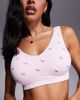 Boux Avenue Boux Avenue rose printed bralet in pink - 4