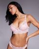 Boux Avenue Boux Avenue Rosie embroidered boost plunge bra in pink-Multi - 2