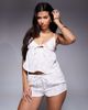 Boux Avenue Boux Avenue vintage floral print cheesecloth cami and shorts set in white - 1