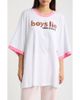BOYS LIE BOYS LIE Caitlyn Coded Boyfriend Graphic T-Shirt - 1