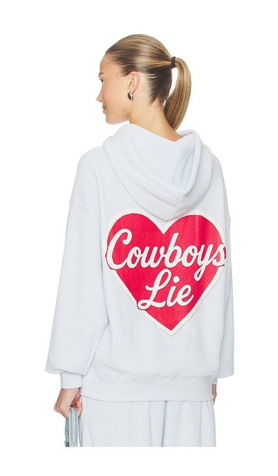 Boys Lie Boys Lie Cowboys Lie Terry Natural Racer Hoodie