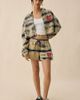 Boys Lie Boys Lie Cowboys Lie Tie-Dye Brushed Sweat Shorts in Tan, Women's at Urban Outfitters - 1