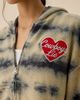 Boys Lie Boys Lie Cowboys Lie Tie-Dye Brushed Zip-Up Hoodie Sweatshirt in Tan, Women's at Urban Outfitters - 3