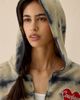Boys Lie Boys Lie Cowboys Lie Tie-Dye Brushed Zip-Up Hoodie Sweatshirt in Tan, Women's at Urban Outfitters - 4