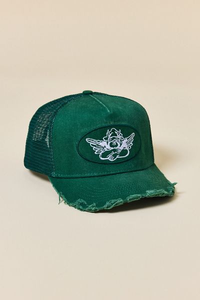 Boys Lie Boys Lie Fly Boys Lie Trucker Hat in Green, Women's at Urban Outfitters