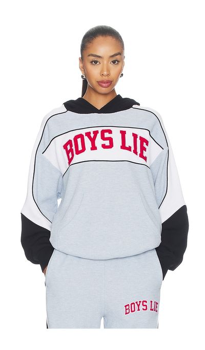 Boys Lie Boys Lie Good Sport Thermal Racer Hoodie