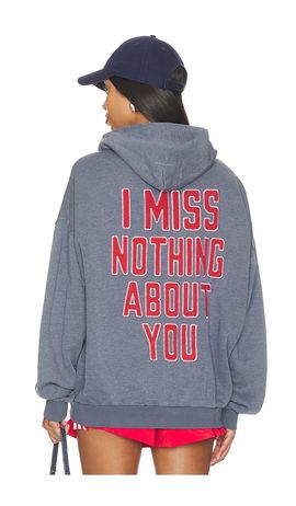 Boys Lie Boys Lie I Miss Nothing About You Harley Zip-up Hoodie