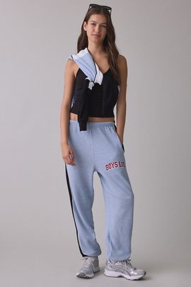 Boys Lie Boys Lie Kimmy Good Sport Thermal Jogger Sweatpants in Blue, Women's at Urban Outfitters