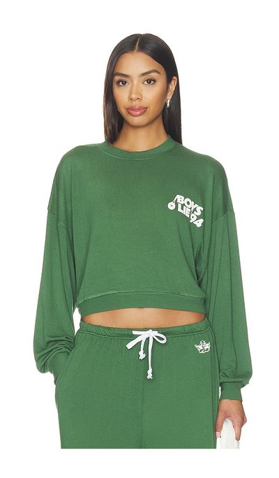 Boys Lie Boys Lie Match Point '94 Crepe Kara Crewneck Sweatshirt