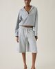 Boys Lie Boys Lie Mon Cheri A1 Crop Half Zip Pullover Top in Grey, Women's at Urban Outfitters - 2