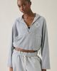 Boys Lie Boys Lie Mon Cheri A1 Crop Half Zip Pullover Top in Grey, Women's at Urban Outfitters - 5