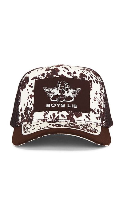 Boys Lie Boys Lie Suede Panel Trucker Hat