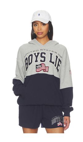 Boys Lie Boys Lie United States Of Boys Lie Thermal Racer Hoodie