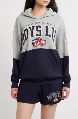 BOYS LIE United States of Boys Lie Thermal Hoodie