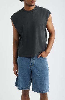 BP. BP. Boxy Crop Cutoff Cotton Tank