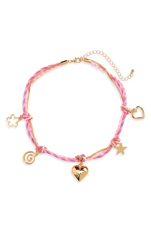 BP. BP. Braided Cord Charm Necklace