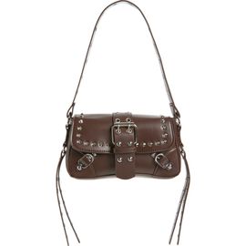 BP. BP. Buckle Rivet Faux Leather Shoulder Bag