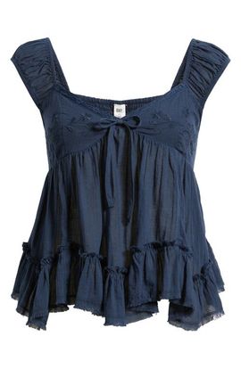 BP. BP. Cap Sleeve Cotton Babydoll Top