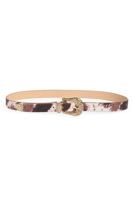 BP. BP. Cow Print Buckle Belt