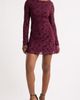 BP. BP. Flocked Mesh Minidress - 1