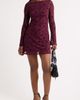 BP. BP. Flocked Mesh Minidress - 2