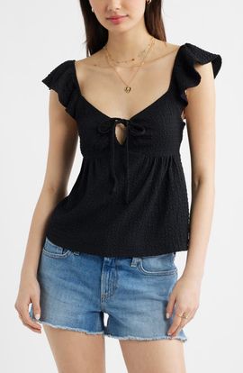 BP. BP. Flutter Sleeve Top