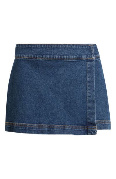 BP. BP. Low Rise Wrap Denim Skirt