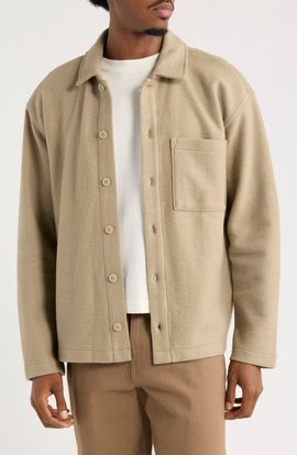 BP. BP. Rev Fleece Button-Up Shirt Jacket