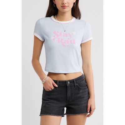 BP. BP. Ringer Crop Graphic Baby Tee