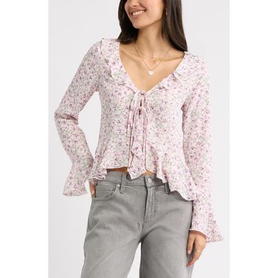 BP. BP. Ruffled Long Sleeve Top