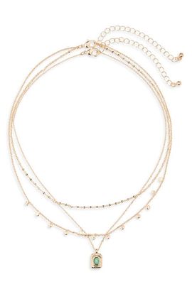BP. BP. Set of 2 Pendant & Layered Chain Necklaces