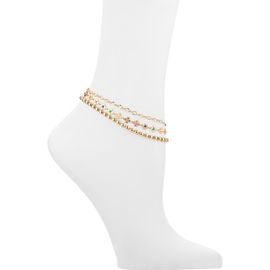 BP. BP. Set of 3 Assorted Chain Anklets