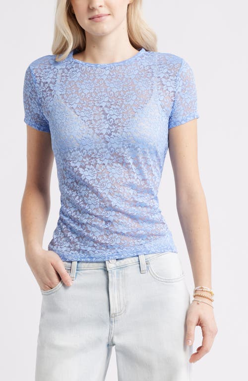 BP. BP. Short Sleeve Stretch Lace Top
