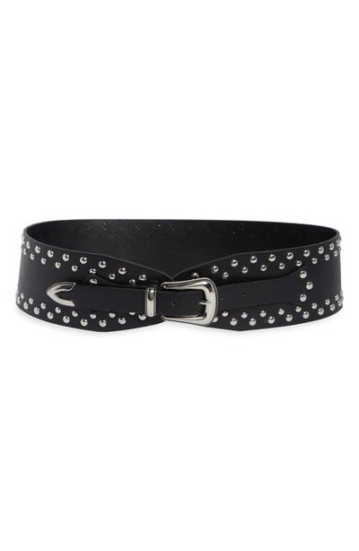 BP. BP. Wide Studded Faux Leather Belt