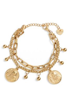 Bracha Bracha All Saints Coin Charm Bracelet