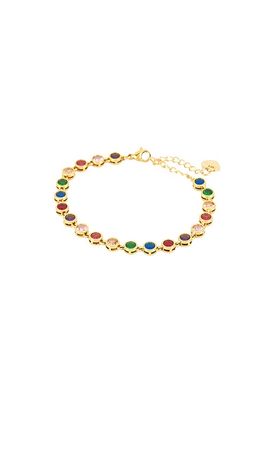 BRACHA BRACHA Celeste Colored Tennis Bracelet