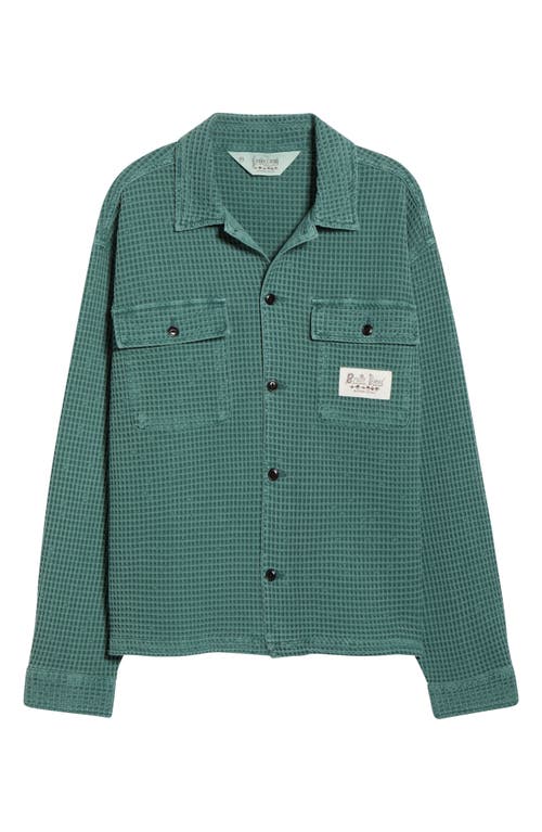 Brain Dead Brain Dead Waffle Button-Up Shirt
