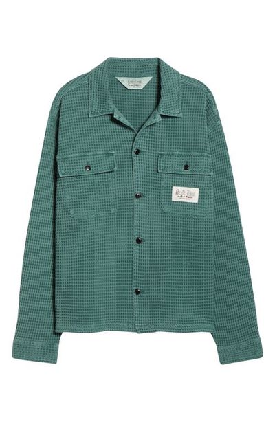 Brain Dead Brain Dead Waffle Button-Up Shirt