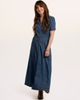 Brakeburn Brakeburn Apple Short Sleeve Maxi Denim Dress - 1