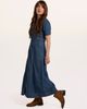 Brakeburn Brakeburn Apple Short Sleeve Maxi Denim Dress - 2